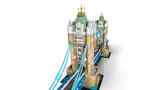 Worm's-eye view of Tower Bridge towers