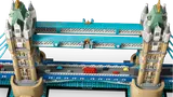 Top-down view of Tower Bridge deck