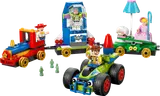 Toy Story train, rocket, RC car, and minifigures.