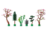 Individual LEGO botanical builds.