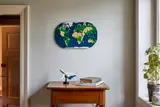 LEGO map and plane display.