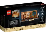 Galileo LEGO set box back with dimensions.
