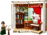 Lego Jane Austen book build interior.