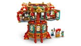 Open LEGO Trotting Lantern with active minifigures.