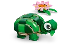 LEGO turtle and lily pad.
