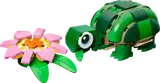 LEGO turtle and water lily.