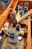 Overhead kitchen scene with Cullens.