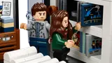 Edward and Bella in the library.