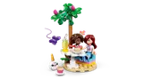 Outdoor cafe seating with minifigures.