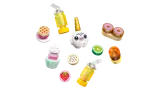 Assorted cafe accessories.