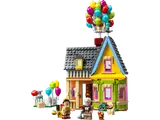 LEGO Disney 'Up' House front view with minifigures.