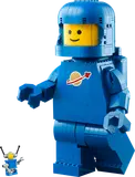 Up-Scaled Blue Astronaut Minifigure image 1