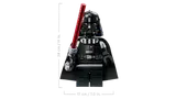 LEGO Darth Vader with dimensions.