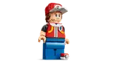 Standing LEGO Red with Poké Ball.