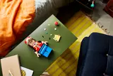Overhead view of LEGO Red.