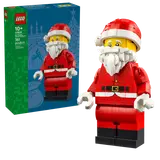LEGO Santa Minifigure with box.