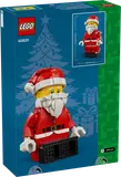 Santa Minifigure with product specs on box.