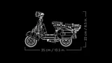 LEGO Vespa 125 blueprint.