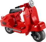 Red LEGO Vespa scooter build