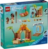 Back of LEGO Moana set box.