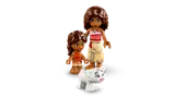 Moana, Mini-Moana, and Pua figures.