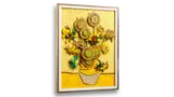 Overall oblique view of LEGO Van Gogh Sunflowers.