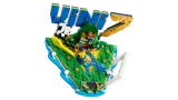 Aerial view of Vini Jr. LEGO set.