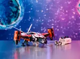 VTOL spaceship, rover, and cargo pod.