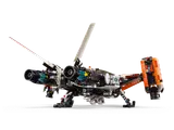 VTOL Heavy Cargo Spaceship rear-side view.