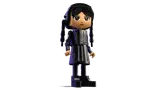 LEGO Wednesday in Nevermore uniform.