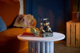 LEGO Wednesday display as a centerpiece.