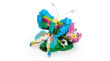Detailed view of the LEGO butterfly build.