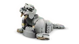 LEGO walrus model with prominent tusks.