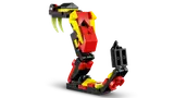 LEGO snake in rearing stance.