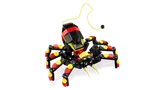 LEGO spider model with articulated legs and fangs.
