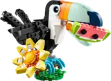 LEGO Creator Tropical Toucan with watermelon.