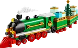 Detailed LEGO Winter Holiday Train.