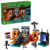 LEGO Minecraft Wither Battle set and packaging.