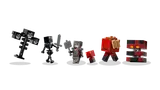 LEGO Minecraft Wither, Skeletons, Hero, Piglin, Magma Cube.