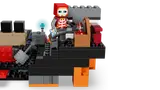 LEGO Minecraft hero with supplies.