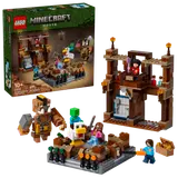 LEGO Minecraft 21272 box and set components.