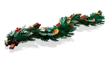 LEGO Holiday Wreath transformed into a garland.