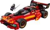 X-1 Ninja Charger with a black ninja minifigure.