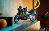Technic Yamaha MT-10 SP on display.