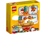 LEGO 40611 box back with build steps.