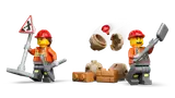 Minifigures and rock elements.
