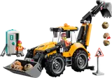LEGO Backhoe Loader set with minifigures.