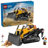 LEGO City Bulldozer set with its box.
