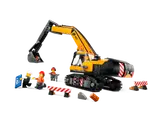 Rear view of LEGO City 60420 Excavator.