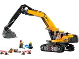 LEGO City 60420 Excavator with minifigures.